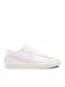 Nike Blazer Low Leather Ανδρικά Sneakers White / Sail / Pink Foam