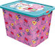Stor Kinder Aufbewahrungsbox aus Kunststoff Peppa Pig 81526 Rosa 81526