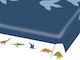 Amscan Party Tablecover Dinosaurs Paper 180x120cm Blue 9903975