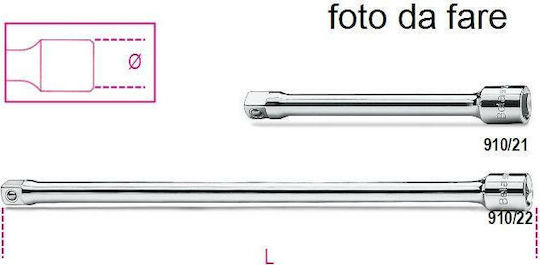 Beta Προέκταση Καστάνιας με Καρέ 3/8" και Μήκος 125mm