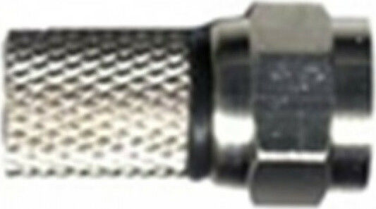 Tele Plug F-Connector male Silver (CN-68)