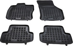 Rezaw Plast Σετ Μπροστινά και Πίσω 4τμχ για Audi Q2 2016+ Μαύρα