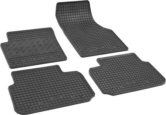 Rigum Σετ Μπροστινά και Πίσω Πατάκια 4τμχ για Land Rover Discovery 2015+ Μαύρα