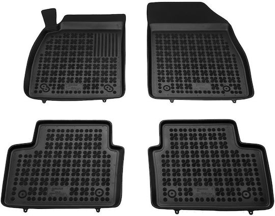Rezaw Plast Set of Front and Rear Mats 4pcs Tray Type for Opel Insignia 2008-2017 Black