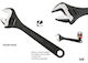 Benman French Wrench with Adjustable Opening 25mm 150mm