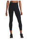 One Mid-rise Women's Cropped Running Legging High Waisted Dri-Fit Black