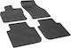 Rigum Set of Front and Rear Mats 4pcs for Seat Tarraco Skoda Kodiaq 2016-2024 Black