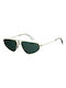 Carrera Women's Sunglasses with Silver Metal Frame and Green Lens 1021/S PEF/QT