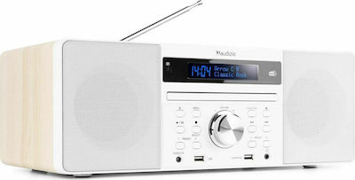 Audizio Sistem audio Prato All-in-One SOHIF526 60W cu CD Player și Bluetooth Alb