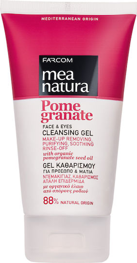 Farcom Mea Natura Gel Καθαρισμού Προσώπου & Ματιών 150ml