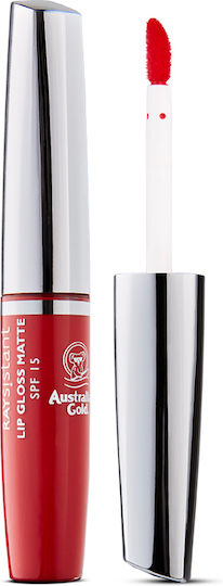 Australian Gold Raysistant Lip Gloss Matte SPF15 SPF15 Red