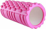 Foam Roller Cilindru rotund Roz 33cm