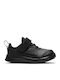 Αθλητικά Παιδικά Παπούτσια Running Varsity Leather Tdv Μαύρα