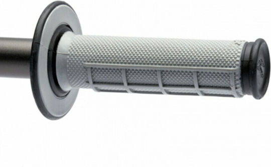 Renthal Motorcycle Handlebars MX Diamond Waffle Dual Compound in Gray color