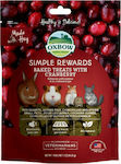 Oxbow Simple Rewards Baked Treat with Cranberry for Guinea Pig, Rabbit and Hamster 56gr