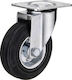 Ruotec 502.000.001.085 Wheel Rotating Industrial Black 85x24mm