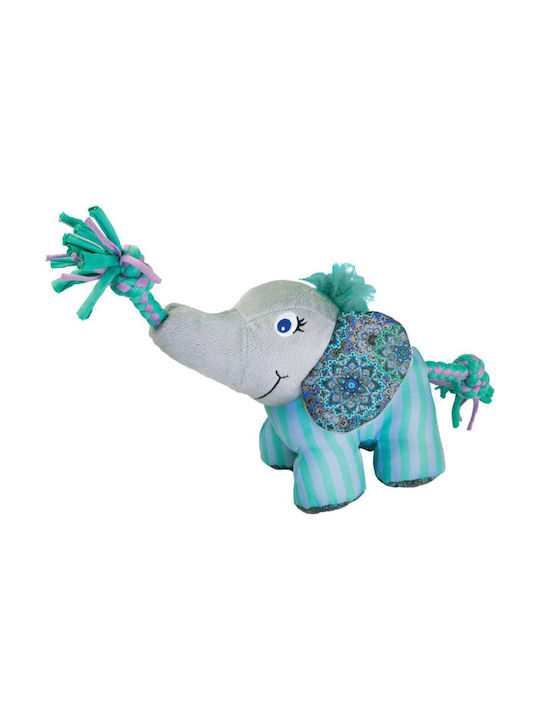 Kong Knots Carnival Dog Toy Cuddly Medium Blue 36cm 81254