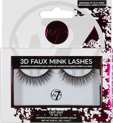 W7 Cosmetics Faux-Mink 3D Mit Klebstoff