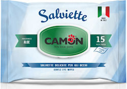 Camon Wipes 15 Dog & Cat Body Cleansing with Aloe