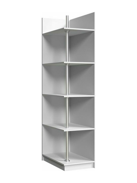 Bookcase Raj Γωνιακή 45x55x190cm