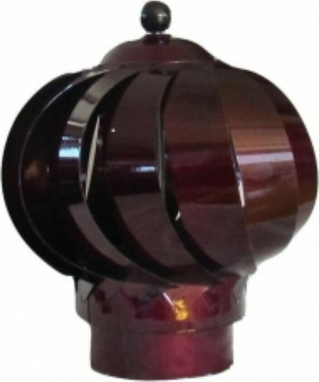 Biofan Καπέλο Καπνοδόχου Εμαγιέ 120mm Καφέ