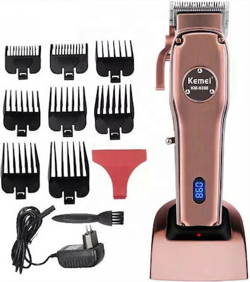 Kemei Professional Rechargeable Hair Clipper Rose Gold KM-9350