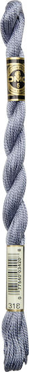 DMC Конец Бродерия Мулине Cotton Perle 115 No5 Памучна Silver 25м