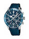 Festina Watch Battery with Blue Rubber Strap