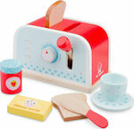 New Classic Toys Kids Household Appliance Toaster made of Wood for 3+ Years Old 8pcs