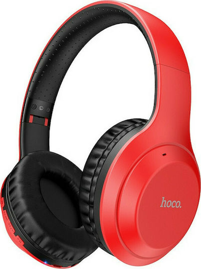 Hoco W30 Fun Move Wireless / Wired Over Ear Headphones with 8 hours of Operation Red