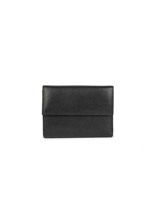 Fetiche Leather Mici Piele Portofel pentru femei Clasici Negru