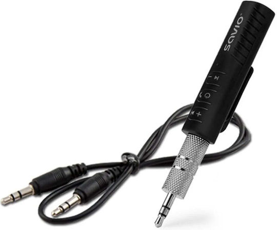 Savio Bluetooth Автомобил SAVTR-11B за Аудиосистемата (AUX / Аудиоприемник / USB порт за зареждане)