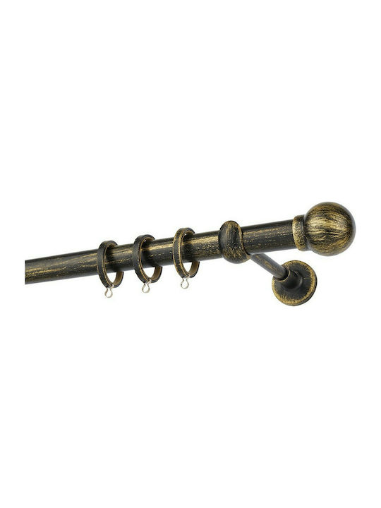 Zogometal Metallic Curtain Pole Rustique Collec...