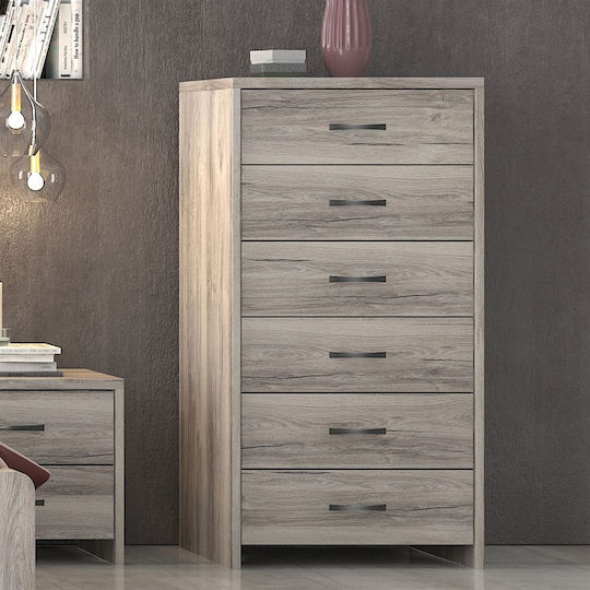 Wooden Chest of Drawers No 4 55x43x112cm