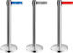 Rnt Safety Barrier Post BP-202SSRD Red stainless steel 3114