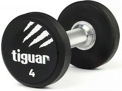 Tiguar Rubber Round Dumbbell 1 x 4kg