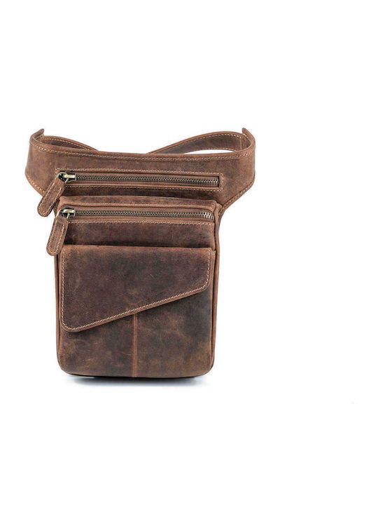 Fetiche Leather Ανδρικό Δερμάτινο Τσαντάκι Μέση...