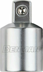 Benman Αντάπτορας Cr-V 1/2" Θηλυκό - 3/8" Αρσενικό Αντάπτορας με Υποδοχή 1/2'' και Έξοδο 3/8'' Benman Αντάπτορας Cr-V 1/2" Θηλυκό - 3/8" Αρσενικό Αντάπτορας με Υποδοχή 1/2'' και Έξοδο 3/8''
