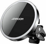 Joyroom Βază de Telefon Auto cu magnet și Încărcare Wireless Neagră