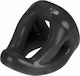 Hunkyjunk Slingshot 3 Teardrop Cock Ring Cocoș și testicule Silicon Negru