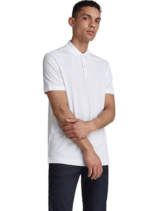 G-Star Raw Dunda Slim Polo T-shirt Λευκό