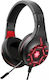 Komc G314 Over Ear Gaming Headset με σύνδεση USB Κόκκινο