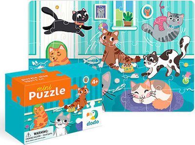 Kinderpuzzle Mini Crazy Cats für 4++ Jahre 35pcs Dodo