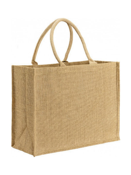 Ubag Cortina Τσάντα για Ψώνια σε Μπεζ χρώμα