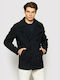 Men's Half Coat Navy Blue