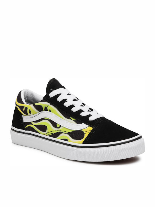 Vans JN Old Skool Παιδικά Sneakers Μαύρα