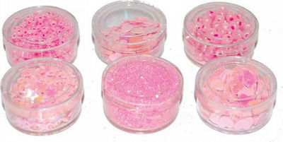 Next Plastic Craft Beads Pink 1pcs Beads and Sequins 6 designs in Blister Pink