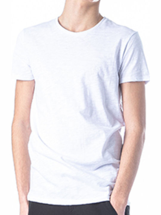 Paco & Co 85400 Men's Short Sleeve T-shirt White