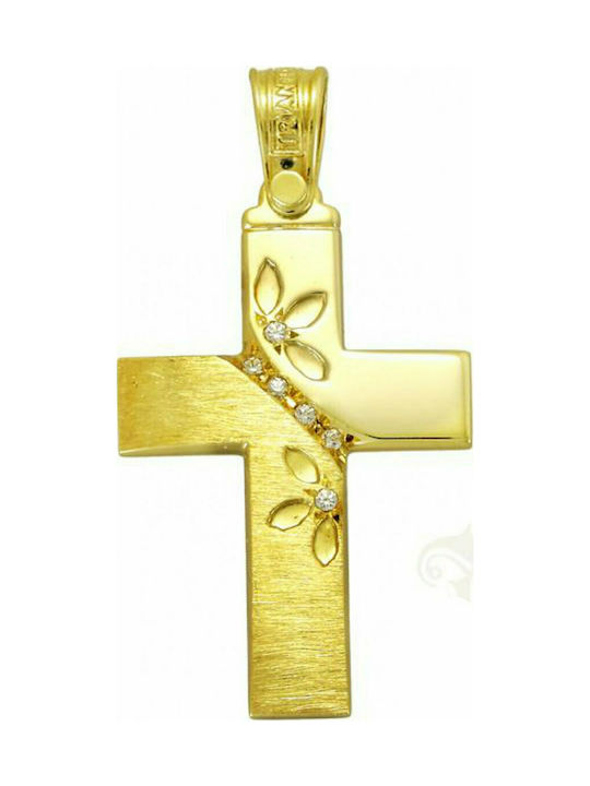 Triantos Gold Cross 14K 1.1.1284 ST111284TR