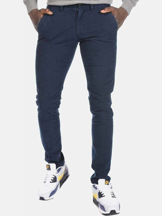 Herren Jeanshose Elastisches mit Schlank Anwendung Marineblau